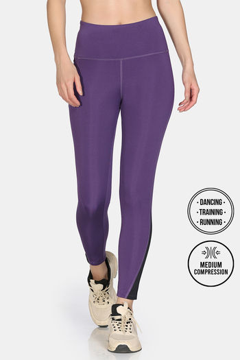 Buy Zelocity Quick Dry Gym Leggings - Loganberry