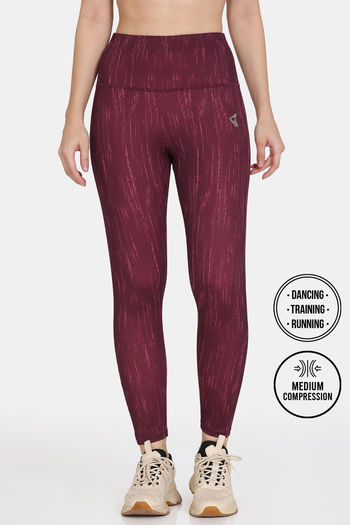 Buy Zelocity Quick Dry Gym Leggings - Rhododendron