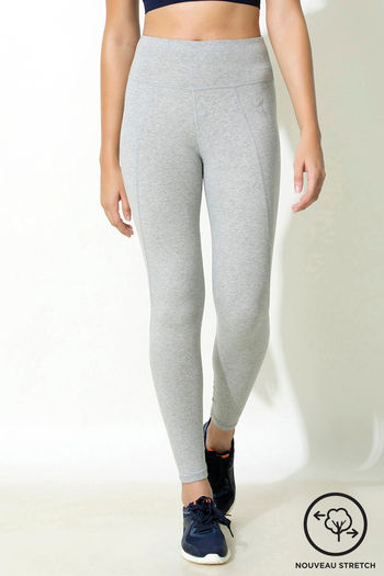 Buy Zelocity Quick Dry Legging - Grey at Rs.998 online