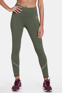 Buy Zelocity High Compression Quick Dry Legging - Green