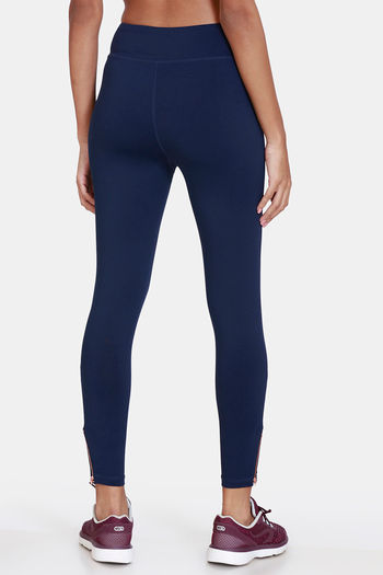 Buy Zelocity High Impact Quick Dry Leggings - Maritime Blue at Rs.898  online