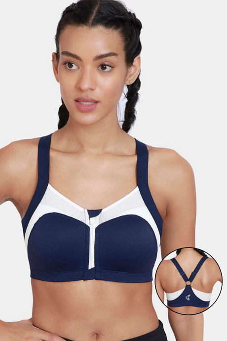 Buy Zelocity High Impact Quick Dry Sports Bra - Maritime Blue at Rs.1397  online