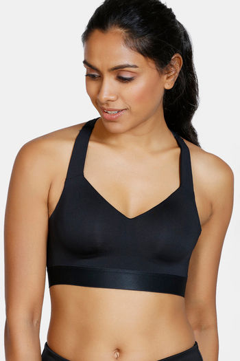 Buy Zelocity Quick Dry Sports Bra With Removable Padding - Corsair