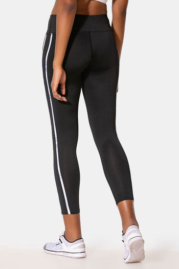 Zelocity High Rise Nouveau Shine Legging- Black