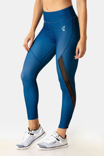 Buy Zelocity High Rise High Quality Stretch Leggings - Orange Pepper at  Rs.897 online