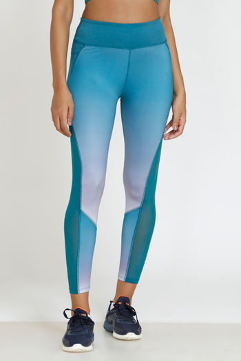 Nike One Women's Training Tights - Diffused Blue/White