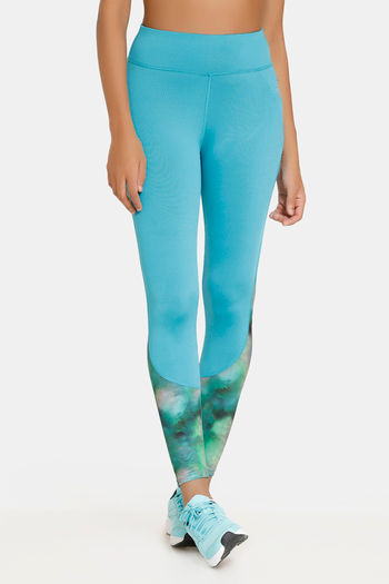 Wholesale Adorna Women's Stretchable Leggings - Aqua Blue – Tradyl