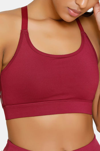 Buy Zelocity Sports Bra With Removable Padding - Surf The Web at Rs.403  online