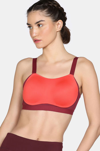 Buy Zelocity High Impact Quick Dry Sports Bra - Rhododendron