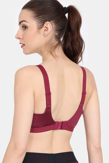 Buy Zelocity High Impact Quick Dry Sports Bra - Rhododendron at Rs.1297  online