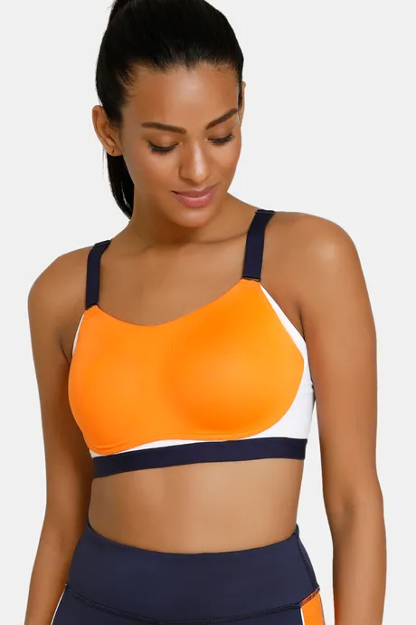 Buy Zelocity By Zivame Non-Wired Sports Bra (ZC4156-Maritime