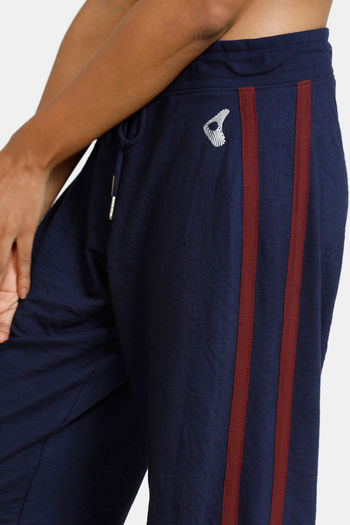 Zelocity Easy Movement High Rise Track Pants - Navy Blue