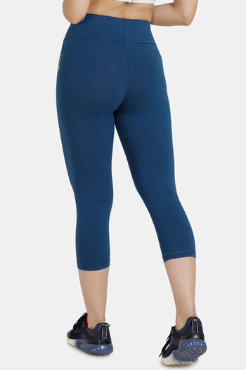 MID-RISE CAPRIS, Blue