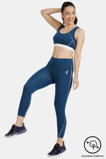 Zelocity Cotton Legging Blue Opal