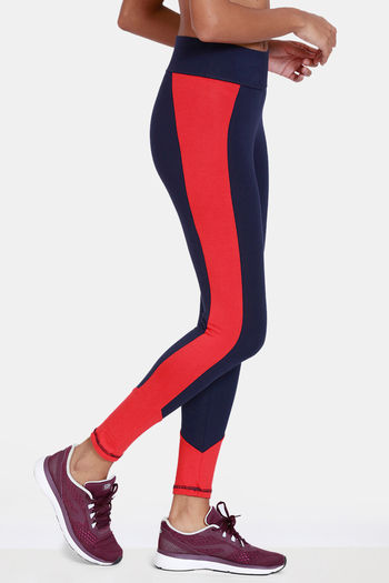Buy Women Indigo Solid Knitted active odour-free Four Way Stretched Tights  From Fancode Shop.