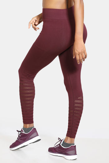 Buy Zelocity Techfluence Legging - Wine 