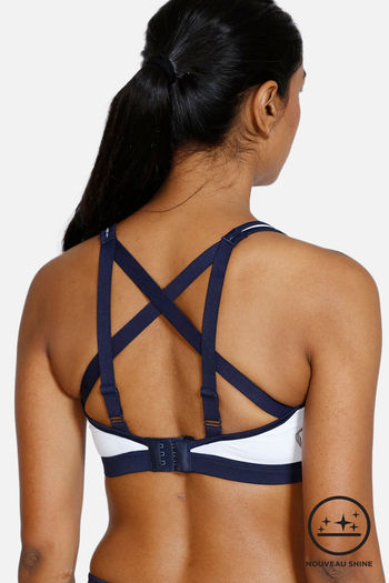 Buy Zelocity Quick Dry Sports Bra With Removable Padding - Fig at