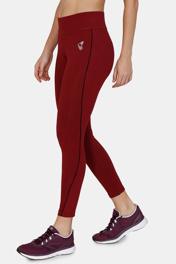 Buy Zelocity High Rise Easy Movement Leggings - Rhododendron