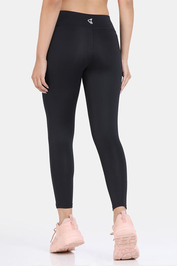 Buy Zelocity Quick Dry Gym Leggings Black at online