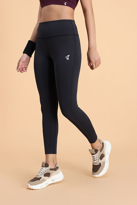 Buy Zelocity Quick Dry Gym Leggings Black Beauty at