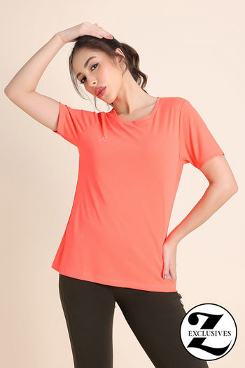 Buy Zelocity Quick Dry Relaxed Top - Orange