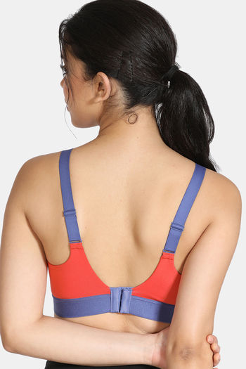 Buy Zelocity High Impact Quick Dry Sports Bra - Summer Fig at Rs