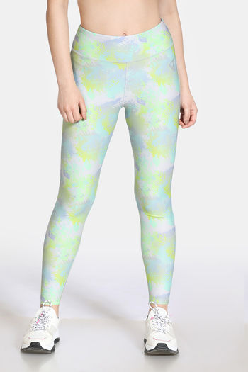 Buy Zelocity High Rise Quick Dry Leggings - Lime Punch