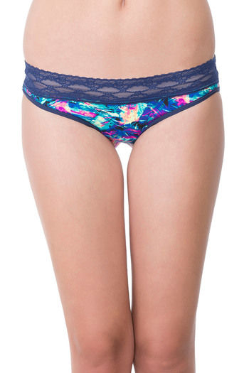 Buy Zivame Soft Cotton Lace Kissed Hipster Panty- Neon Abstract at Rs.295  online