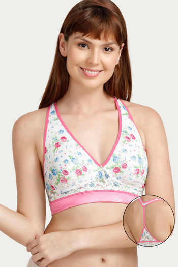 Buy ZIvame True Curv Summer Blooms Single Layered Non Wired Full
