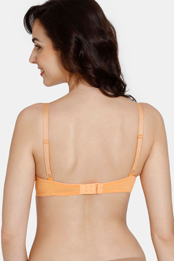 Buy Zivame Glitter Straps Push-up Wired Medium Coverage T-shirt Bra - Mock  Orange Online
