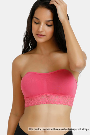 bandeau bra with straps