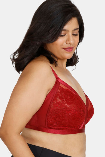 Buy Zivame True Curv Tuscan Romance Double Layered Wired 3/4th Coverage  Super Support Bra - Limoges at Rs.498 online