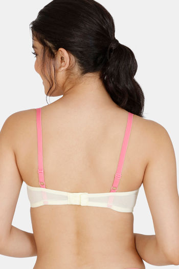 Zivame Backless : Buy Zivame Double Layered Non Wired 3-4th Coverage  Backless Bra - Nutmeg (Set of 2) Online