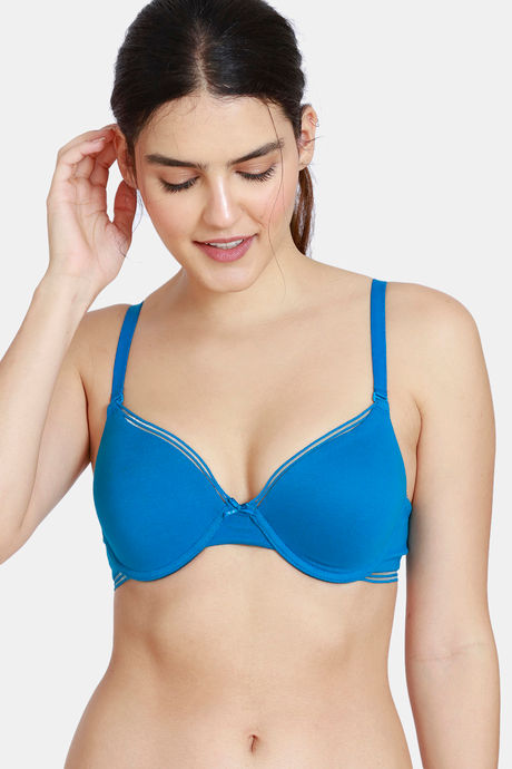 Buy Zivame Beautiful Basics Push-Up Wired Medium Coverage T-shirt Bra -  Rhododendron at Rs.999 online