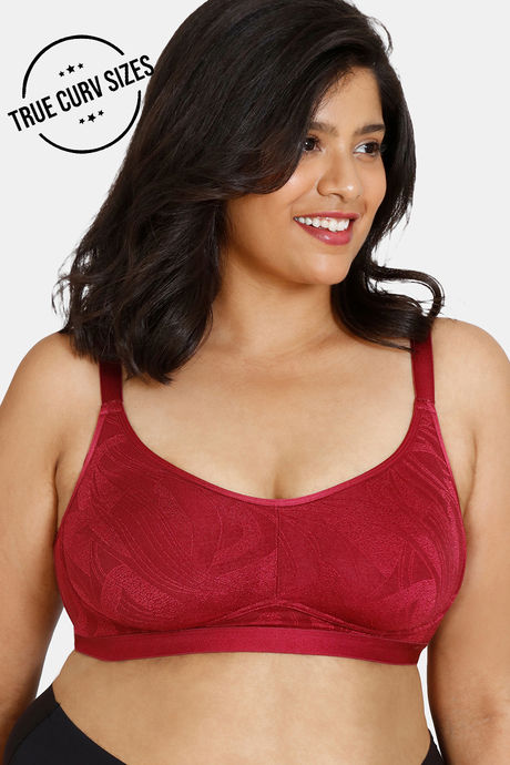 Buy Jacquard Non-Wired Full Coverage Support Bra