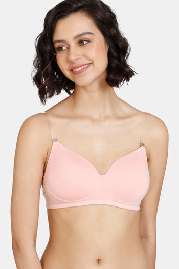 Zivame Padded Wirefree Transparent Back Multiway Bra Nude 4594855.htm Women  Apparel - Buy Zivame Padded Wirefree Transparent Back Multiway Bra Nude  4594855.htm Women Apparel online in India