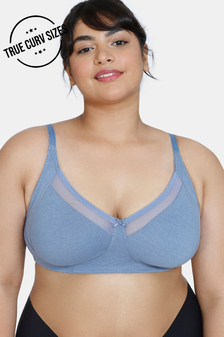 Buy Zivame True Curv Double Layered Non Wired Full Coverage Super Support  Bra - Wild Wind at Rs.332 online
