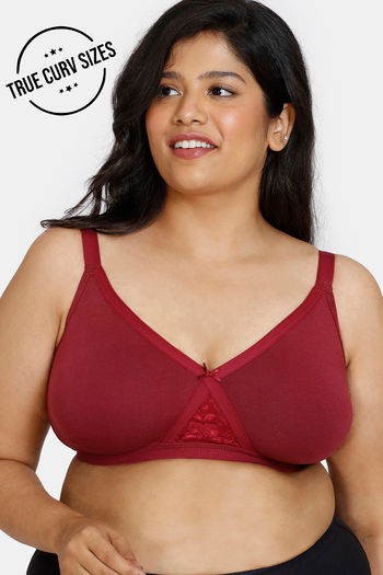 Buy Trylo Nina Women Detachable Strap Non Wired Padded Bra - Red