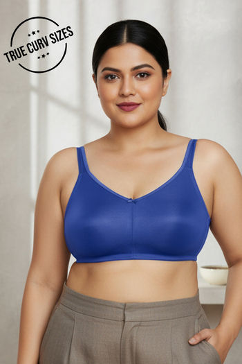 Buy Zivame True Curv Double Layered Non Wired Full Coverage Minimiser Bra - Limoges
