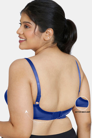 Zivame True Curv Double Layered Non Wired Full Coverage Minimiser Bra -  Limoges