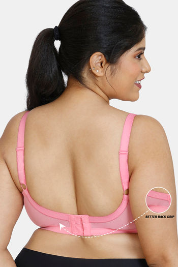 Buy Zivame True Curv Basics Single Layered Non Wired 3/4th Coverage Super  Support Bra - Blue Depths at Rs.509 online