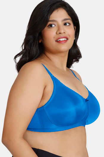 Buy Zivame True Curv Single Layered Non Wired 3/4th Coverage Super Support  Bra - Classic Blue at Rs.448 online