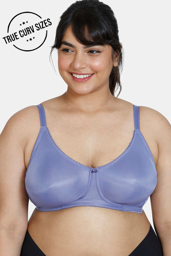 Ladies Wireless Minimiser Bra Non Wired Lace Comfort Plus Size Full Support  D-GG