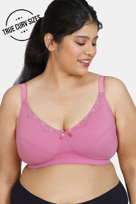 Buy Zivame Double Layered Non-Wired 3/4th Coverage Sag Lift Bra - Emberglow  online