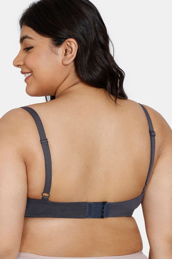 Buy Zivame True Curv Double Layered Non Wired Full Coverage Maternity /  Nursing Bra - Ebony at Rs.360 online