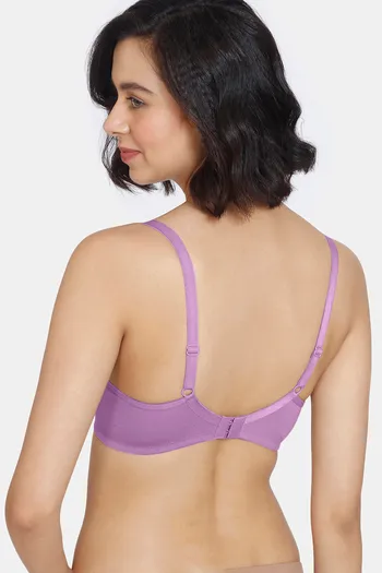 Buy Zivame Maternity Padded Non Wired 3/4Th Coverage Maternity / Nursing Bra  - Violet Tulle at Rs.478 online