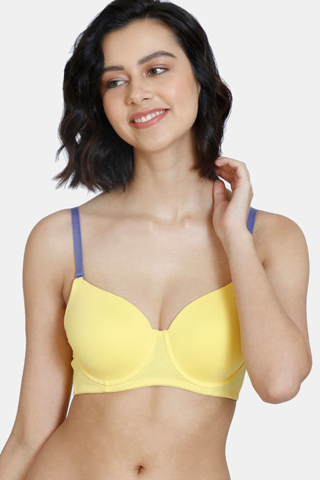 Buy Zivame Padded Wired 3/4th Coverage Strapless Bra - White at Rs.659  online