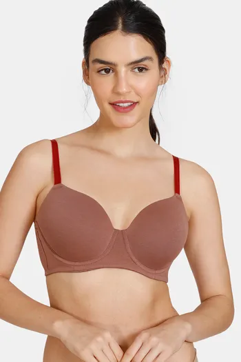 Buy Body CAVE-Woman Cotton Net Bra Honey Moon Bra Set Non Wired Bra Cup  Size B 34 Pink at