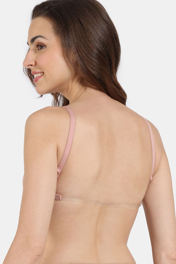 Buy Zivame Beautiful Basics Double Layered Non Wired Full Coverage Slip-On  Bra - Ibis Rose Online at Best Prices in India - JioMart.