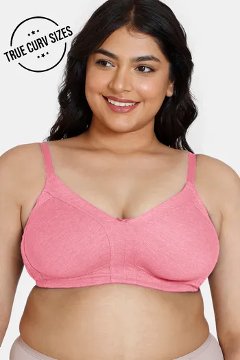 Buy Zivame True Curv Double Layered Non Wired Full Coverage Maternity Bra -  Wild Rose online